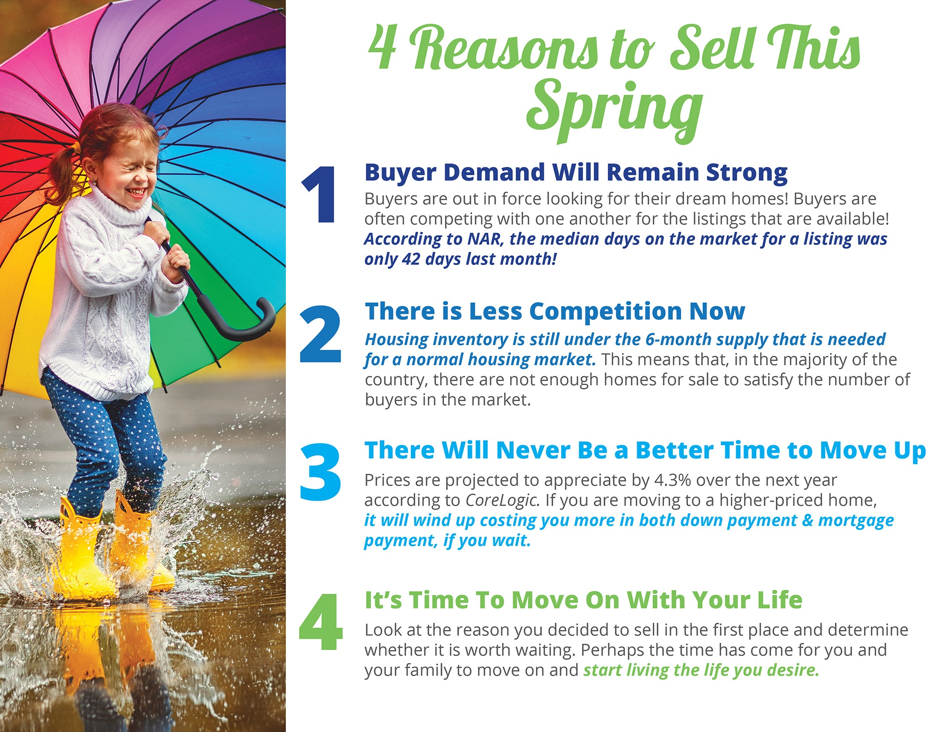 4 Reasons to Sell This Spring [INFOGRAPHIC] | Simplifying The Market