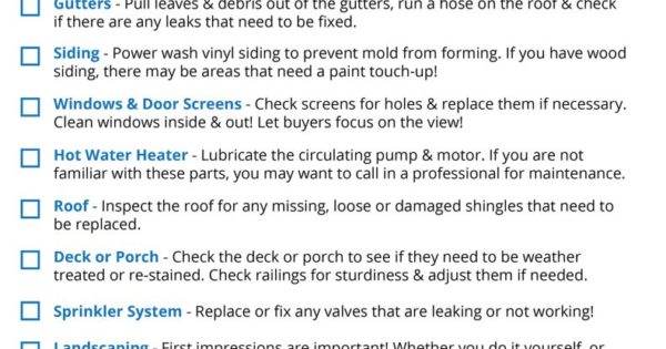 Your Home’s Spring Maintenance Checklist [INFOGRAPHIC] - Greater Palm ...